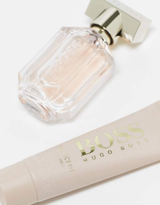 Boss the scent for on sale her body lotion