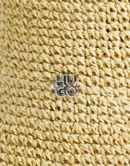 Hugo Boss bucket hat in light beige, 3 of 3