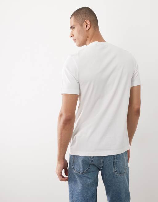 Hugo Boss - Camiseta blanca holgada de manga corta con estampado gráfico, 5 de 5