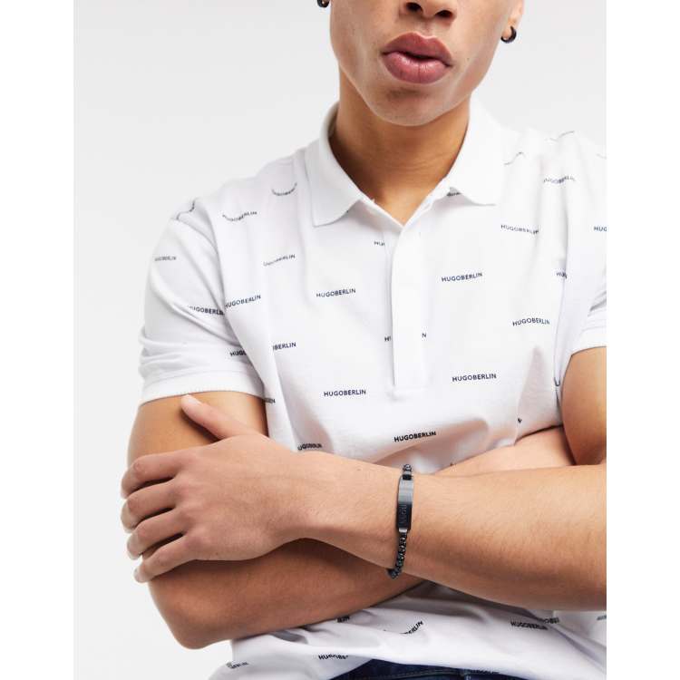 Hugo boss tag on sleeve cheap