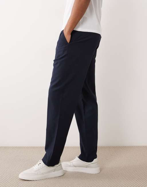 Hugo Boss chino trousers in dark blue, 4 of 5