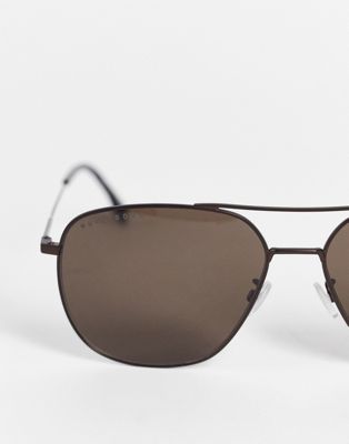Hugo Boss classic aviator sunglasses in brown 1218/F/SK