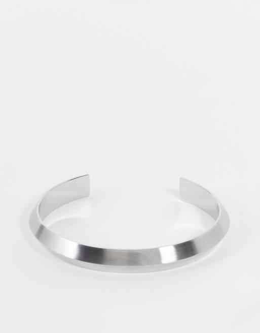 Hugo Boss Insignia – Otwarta bransoleta w kolorze srebrnym