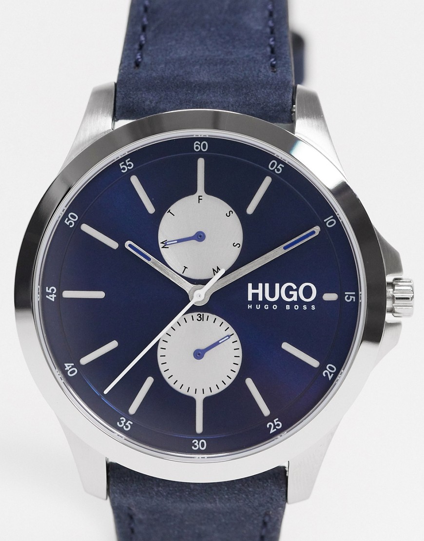 Hugo Boss #jump watch with blue strap-Blues