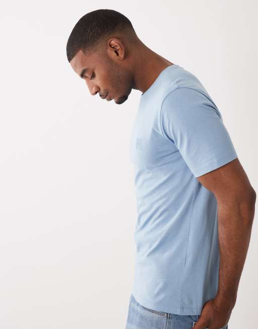 Hugo Boss – Ljusblå t-shirt i regular fit, 4 av 5