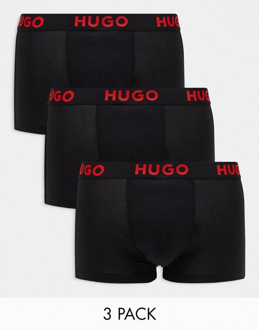 Hugo Boss - Lot de 3 boxers - Noir