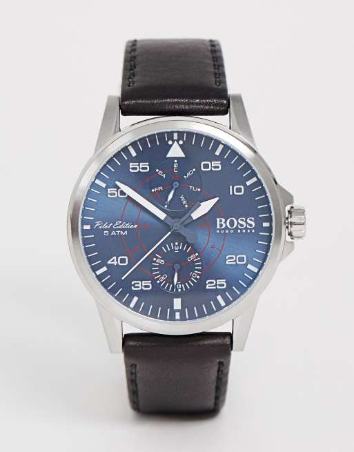 Hugo boss best sale aviator watch