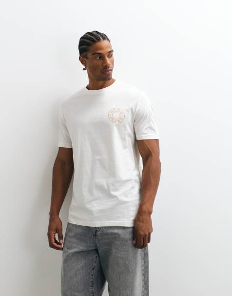 HUGO Boss Nemodo regular fit t-shirt i vitt - view 1