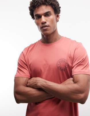 Hugo Blue Hugo Boss Nemodo Regular Fit T-shirt In Red