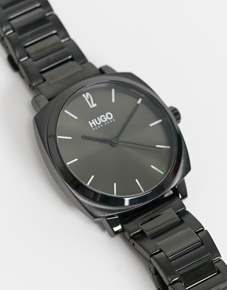 Hugo Boss own watch with black dial