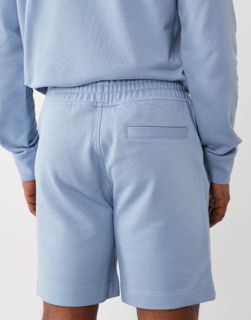 Hugo Boss - Pantaloncini regular fit azzurri in coordinato, 5 di 5