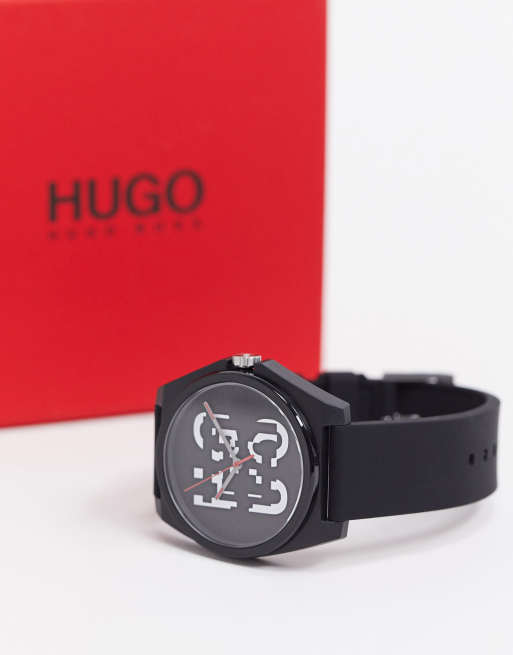 Hugo Boss play watch in black