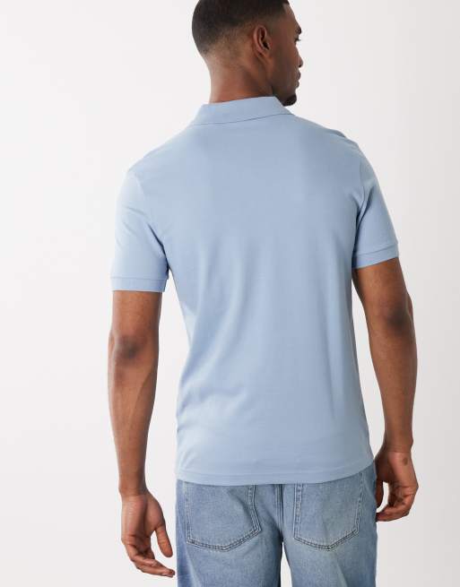 HUGO BOSS - Polo slim blu chiaro, 5 di 5