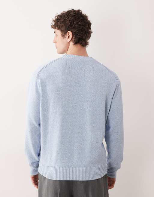 Hugo Boss – Regular-Fit-Sweatshirt in Pastellblau, 5 von 5