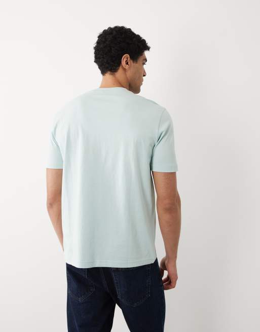 HUGO BOSS – Regular-Fit-T-Shirt in Türkis mit Print, 5 von 5