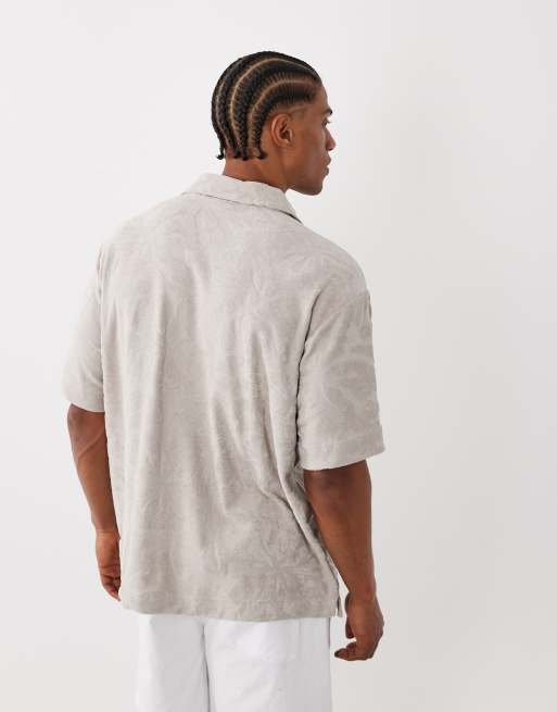 Hugo Boss relaxed fit short sleeve t-shirt in grey, 3 of 5