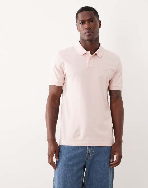 Hugo Boss – Rosa smal pikétröja - view 1