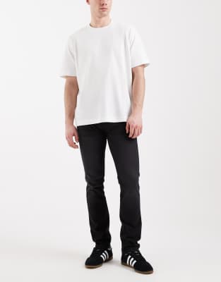 Hugo Boss slim fit denim jeans in black
