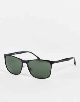 BOSS by Hugo Boss Hugo Boss slim frame classic sunglasses in black 1291/F/S