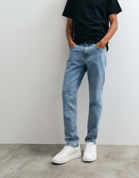 Hugo Boss smala jeans i ljusblå tvätt - view 1