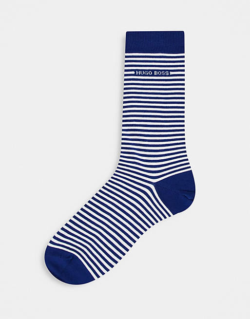 Hugo Boss socks in blue stripe | ASOS