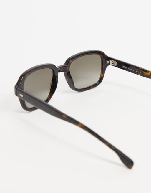 Hugo boss tortoise shell clearance sunglasses