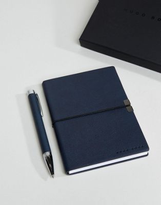 hugo boss notepad and pen