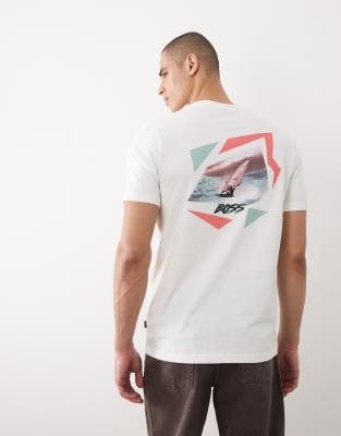 Boss Uomo Bianco Top, L, New, - Immagine 2