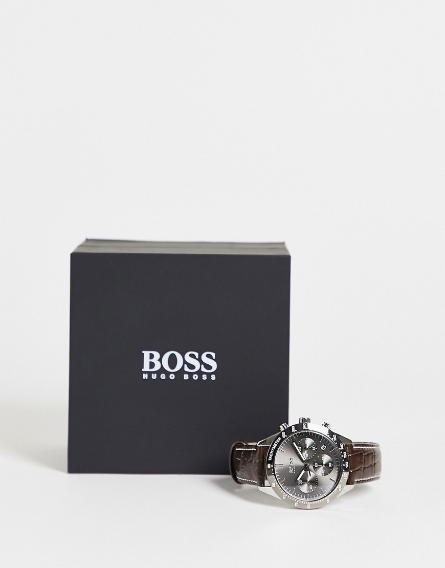 Hugo Boss talent chronograph watch-Black