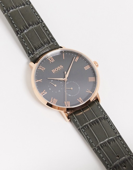 Hugo Boss william watch with gold detail