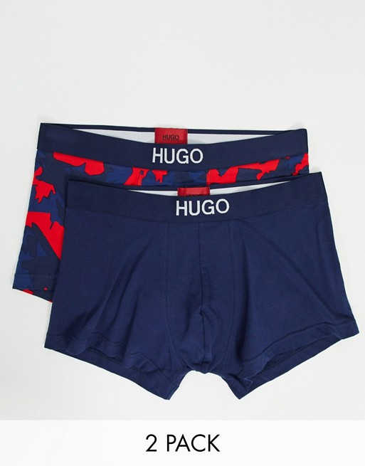 Hugo brother 2pack trunks in navy
