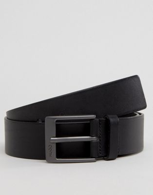 Hugo Boss Giole Leather Belt Black 