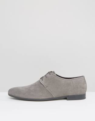 hugo boss suede derby shoes