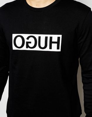 Hugo By Hugo Boss Sweatshirt With Oguh Print | ASOS