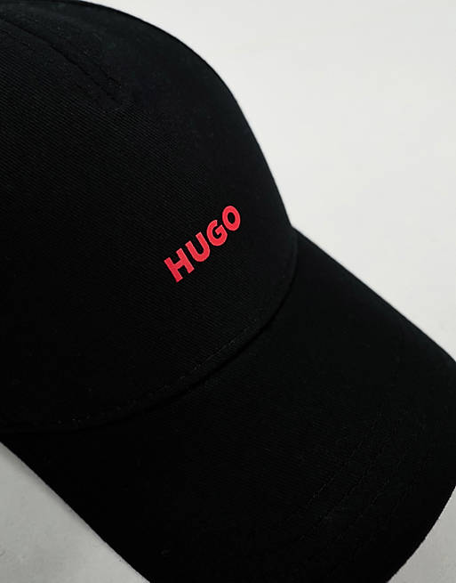 | logo HUGO in black cap Cara ASOS
