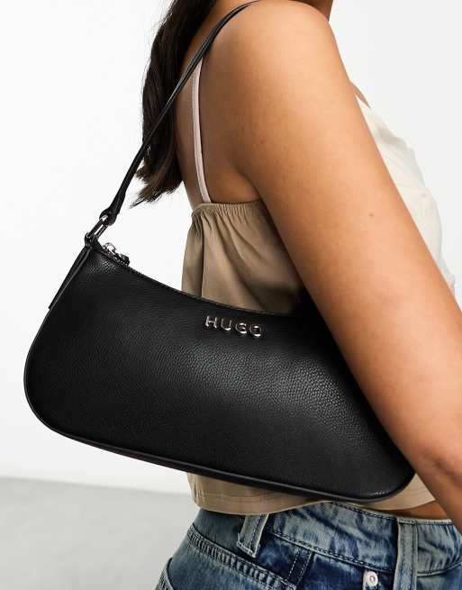 HUGO - Chris - Petit sac porté épaule - Noir