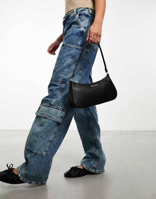 HUGO Chris small shoulder bag in ASOS black 