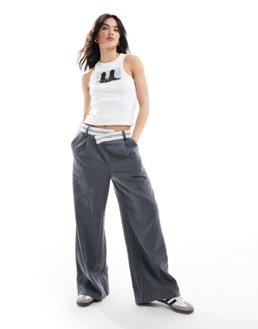 HUGO cowboy boots print tank top in white ASOS