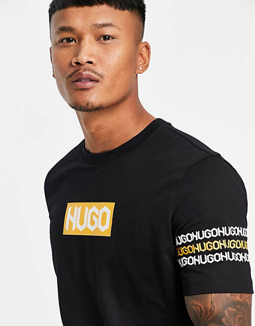 HUGO Dake t-shirt in black