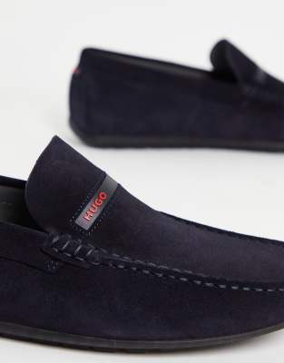 grey velvet loafers mens