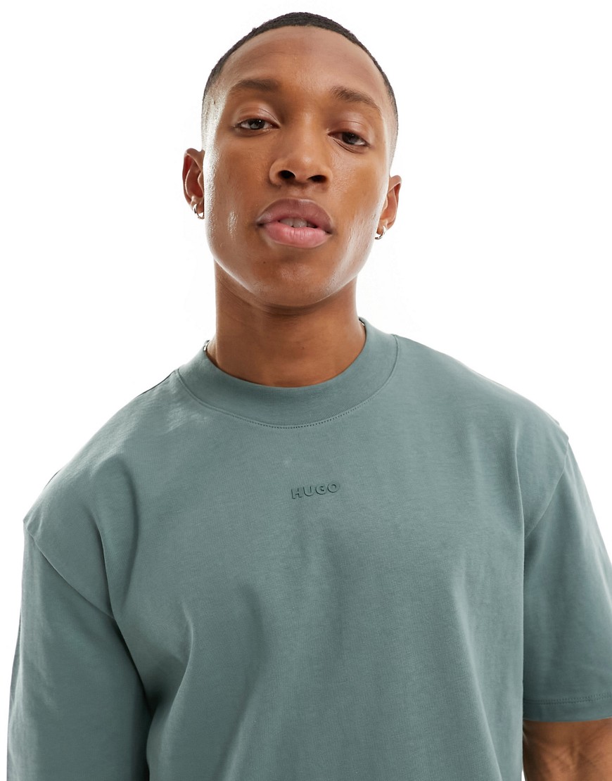 HUGO Dapolino relaxed fit t-shirt in green