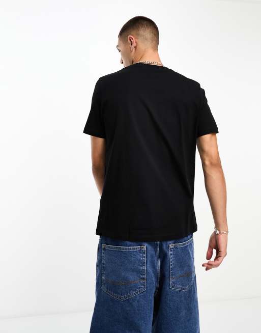 HUGO Darpione scorpion graphic relaxed fit t shirt in black