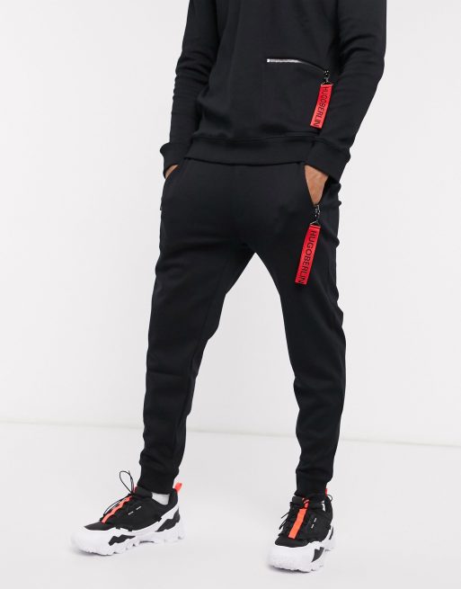 HUGO Deasty joggers in black ASOS