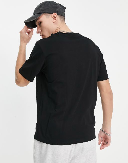 Hugo Dero small logo t-shirt in black , 2 of 4