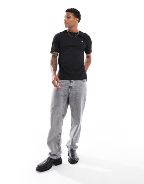 HUGO - Dero - T-shirt avec petit logo - Noir - view 1