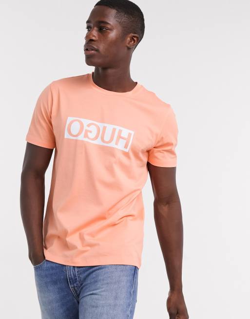 HUGO Dicagolino revered logo t shirt ASOS