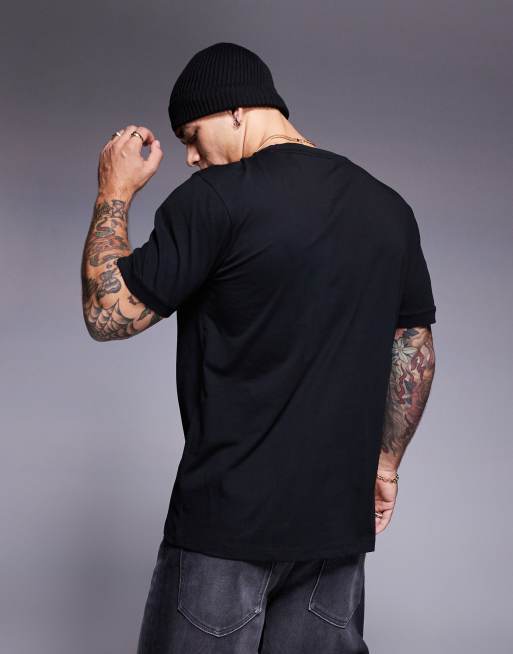 Hugo – Diragolino – T-Shirt in Schwarz mit Box-Logo, 2 von 4