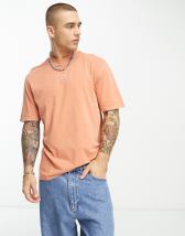 AllSaints Burman oversized t-shirt in blue | ASOS