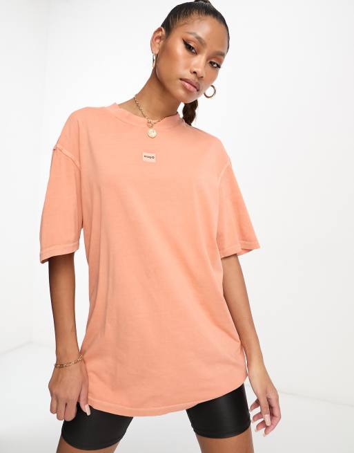 nike boyfriend t shirt orange