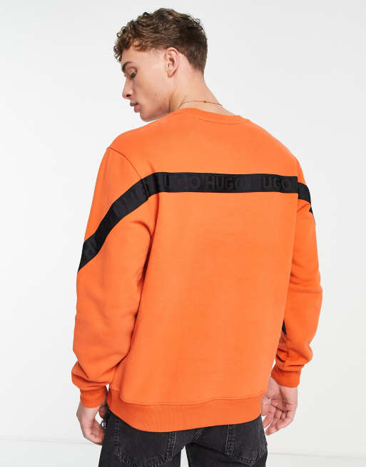 Hugo boss cheap orange sweatshirt